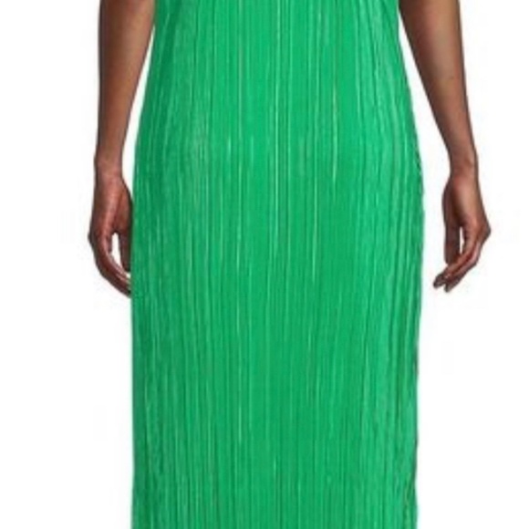 NWT Good American "Always Fits Plisse" Slip Dress Size 00/0 (XS/S) - Picture 7 of 7